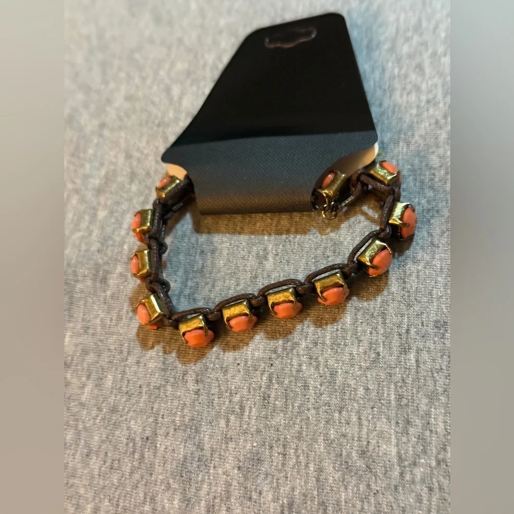 Gold and Pink Women's Bracelet
